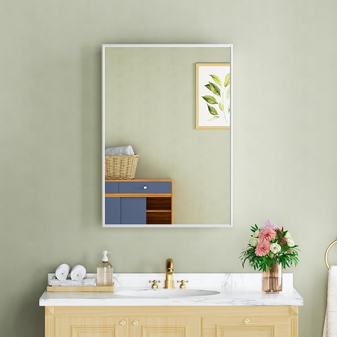 Buruis 20" x 28" Framed Medicine Cabinet - Image 9