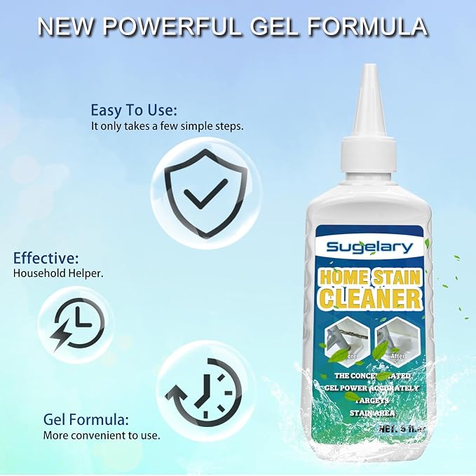 Sugelary Mold Stain Cleaner, 10 Fl oz All-Purpose Gel - Image 4