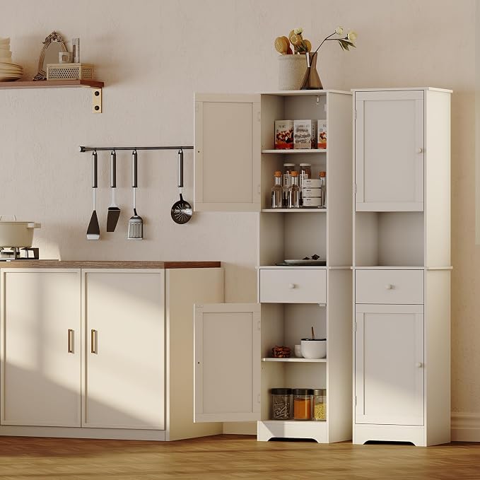 Tall Bathroom Cabinet, Storage Cabinet - Image 7