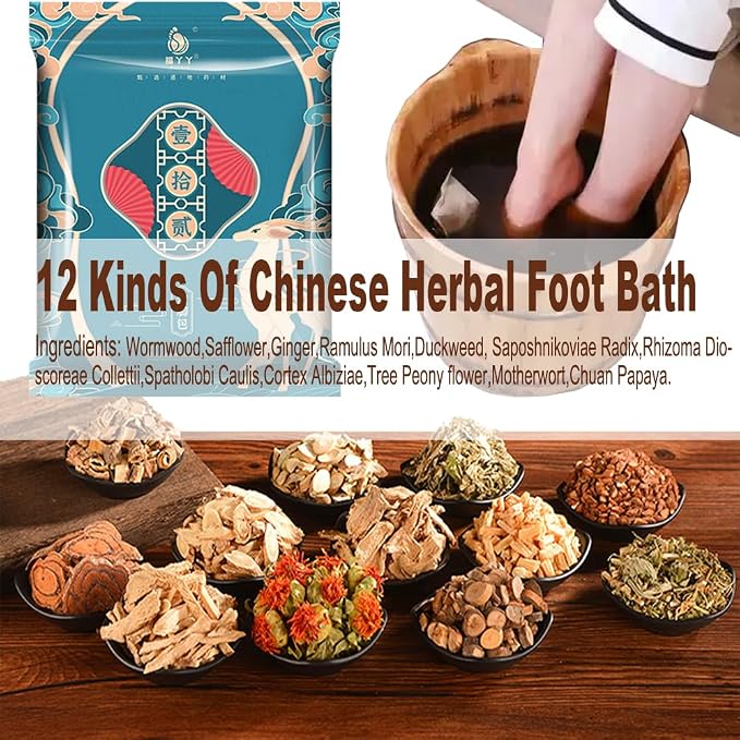 30 Bags Herbal Foot Soak Bag Set, 31.74oz Herbal Foot Bath Spa Powder Kits Foot - Image 2