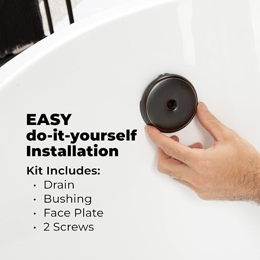 Dorence Lift and Turn Bathtub Drain Assembly Conversion Kit - Image 4
