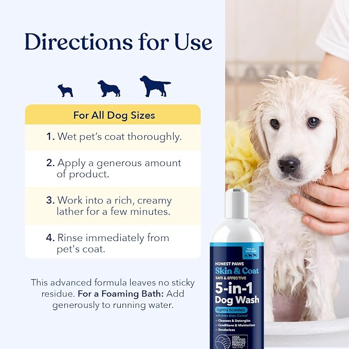 Honest Paws Dog Shampoo and Conditioner - Image 5