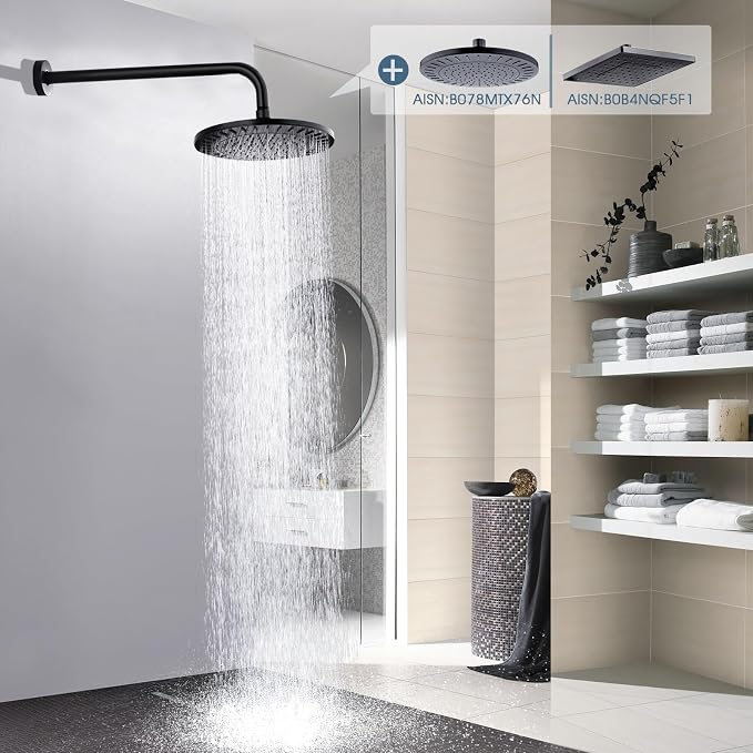 BRIGHT SHOWERS 16-Inch Shower Head Extension Arm - Image 5