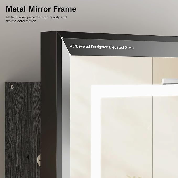 Recessed LED Medicine Cabinet - Image 4