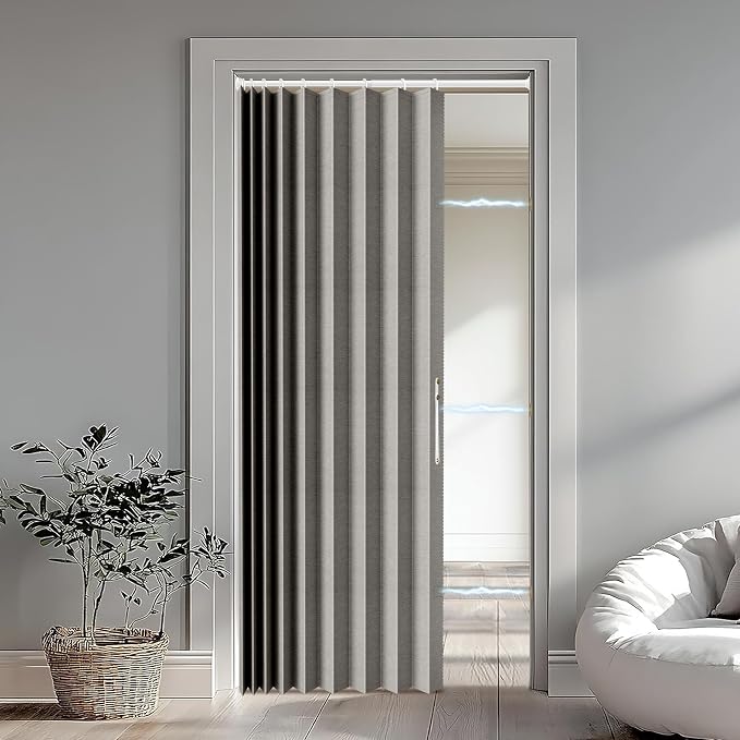 Accordion Door Curtain Set by JILRON