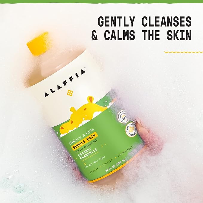 Alaffia Babies and Kids Bubble Bath, Gentle Baby Essentials - Image 5