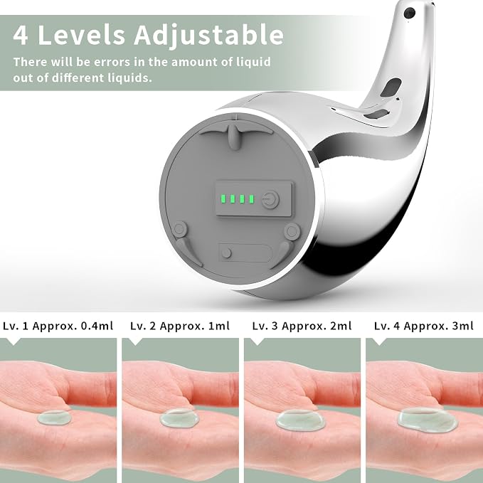 Automatic Soap Dispenser Touchless, 300ML Hand & Dish Countertop Electric - Image 4