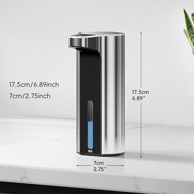 EKO Aroma 9 fl oz Automatic Liquid Soap Dispenser, Rechargeable & - Image 9