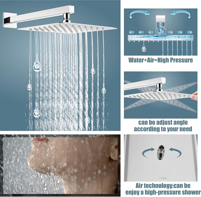 Aolemi Shower Faucet Set Rain Shower System - Image 3