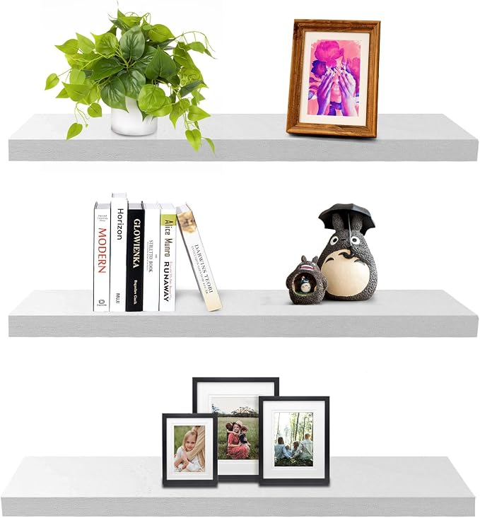 SAUMONIERES Floating Wall Shelves by Saumonieres