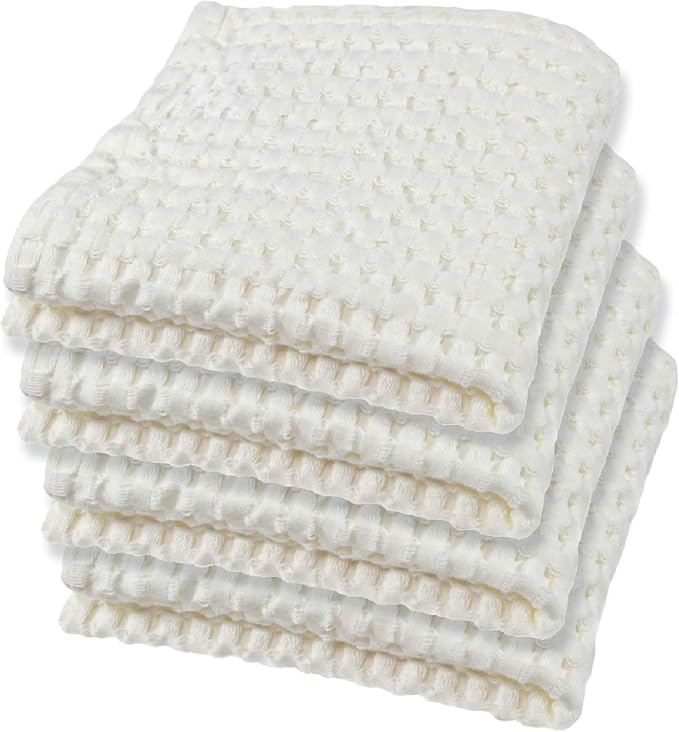 GILDEN TREE Waffle Bath Towels Wash Cloths by GildenTree