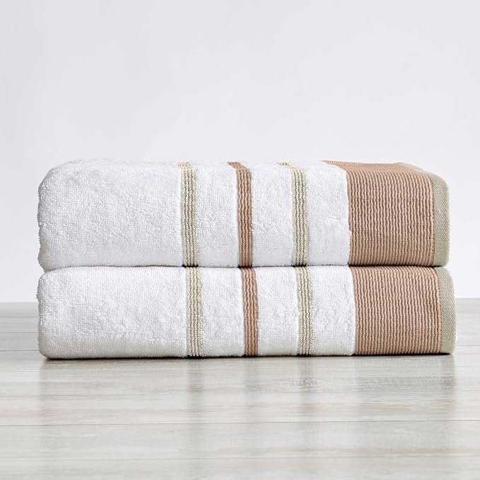 Great Bay Home Decorative Oversized Bath Sheet Set by GreatBayHome