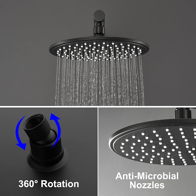 SHAMANDA Shower Faucet Set, Wall Mounted Shower System - Image 5