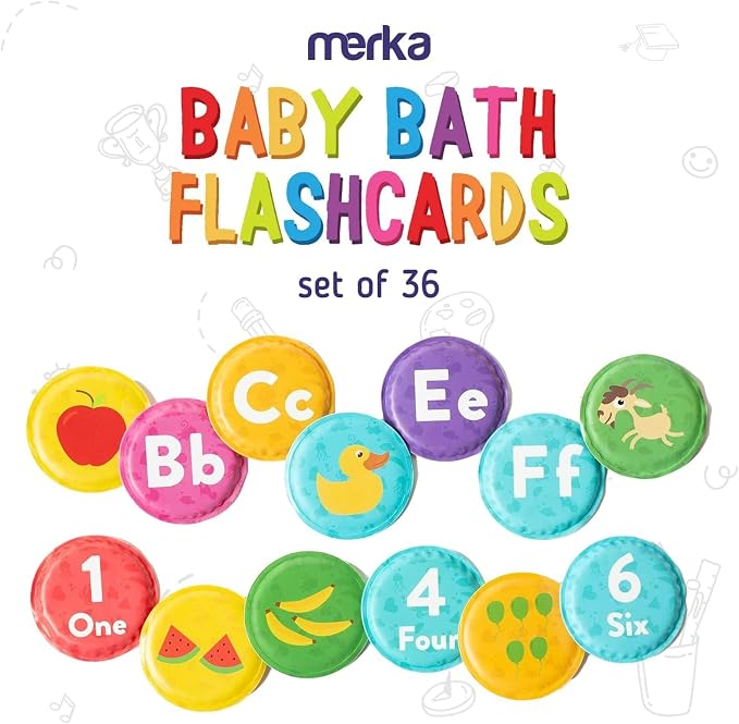 merka Bath Toys Flash Cards - Image 2