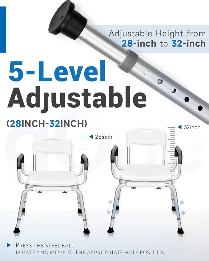 Sangohe Shower Chair for Inside Shower - Image 3