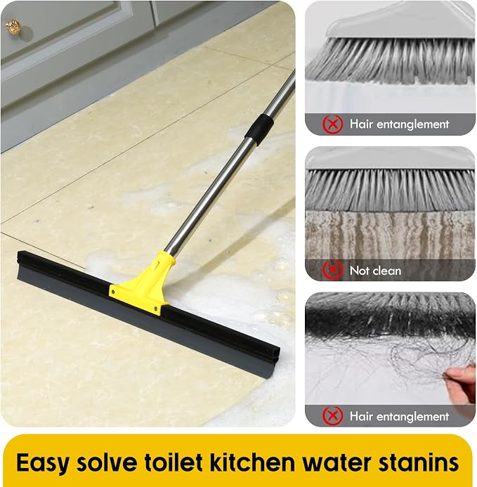 Floor Squeegee for Concrete and Tile Cleaning - Image 3