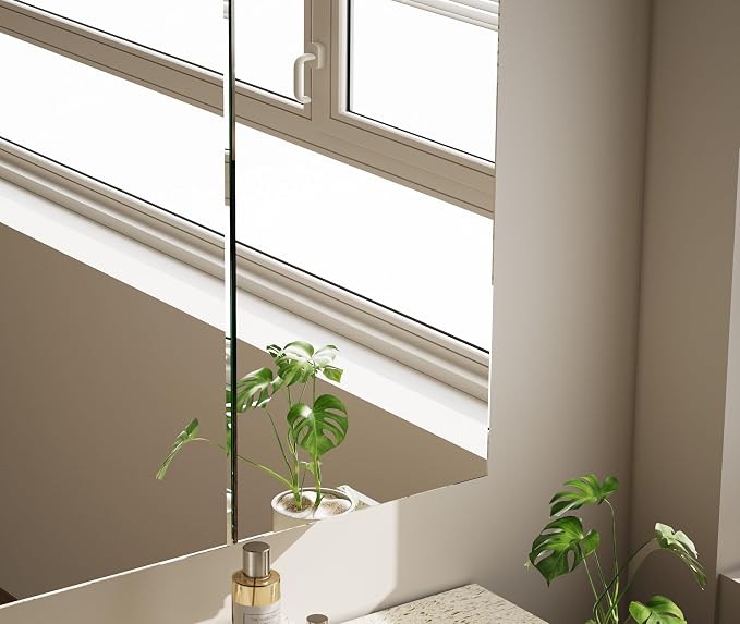 Bathroom Medicine Cabinet with Mirror, 36 Inch x 26 Inch Bathroom Mirror - Image 7