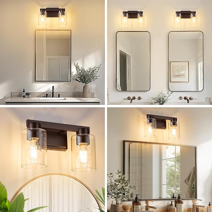 2-Light Bathroom Light Fixtures Modern Vanity Lights - Image 7