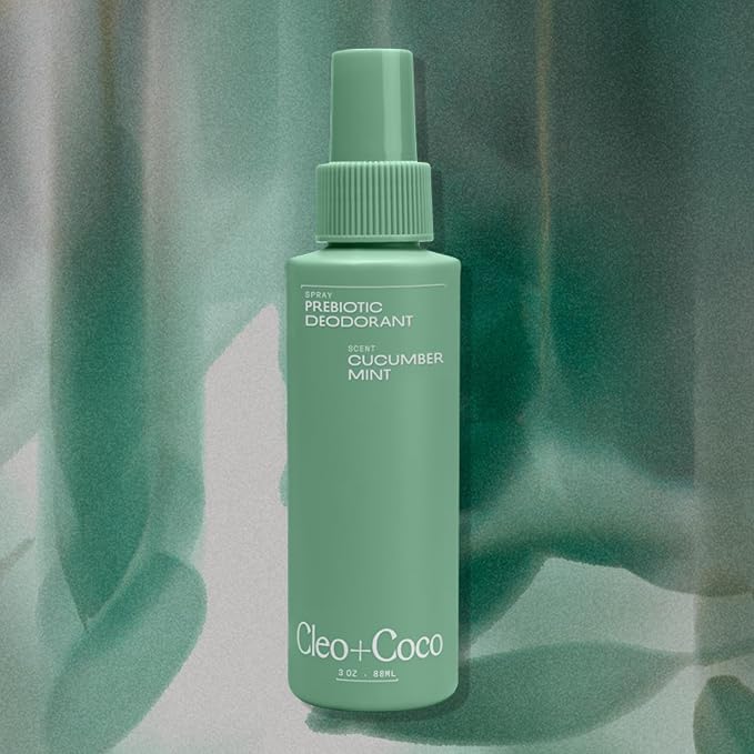 Cleo+Coco Prebiotic Deodorant Spray, Cucumber Mint, Aluminum-Free & Vegan Whole - Image 6