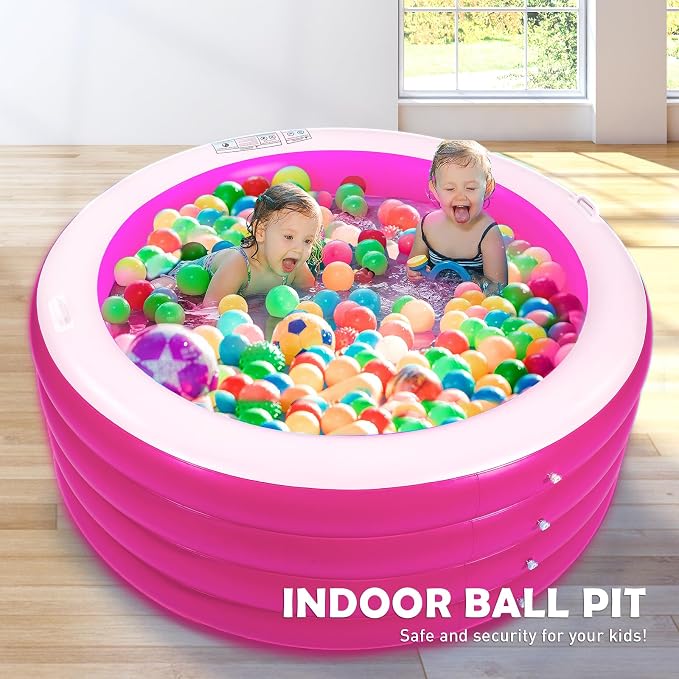 Biange Blow Up Pool, Backyard Inflatable Pool - Image 7