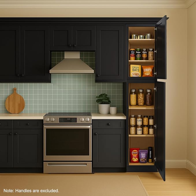 Storage Cabinet, 2 Soft Close Doors, 4 Adjustable Shelves, 2 Portion, - Image 7