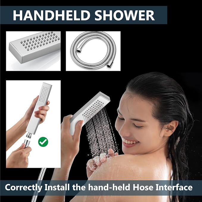 Aolemi Shower Faucet Set Rain Shower System - Image 3
