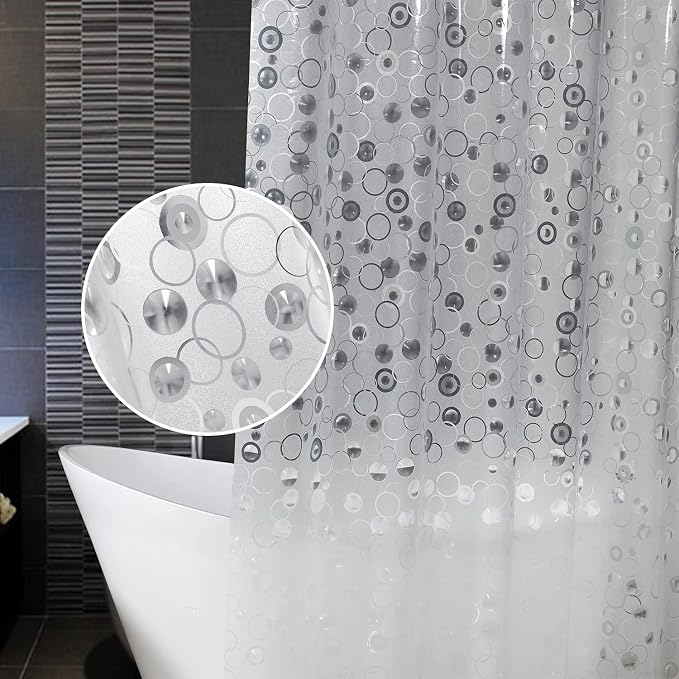 AooHome Plastic Narrow Shower Curtain Liner by AooHome