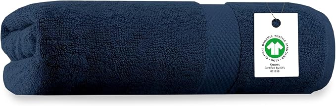 Delara Organic Cotton Luxuriously Plush Bath Sheet | GOTS & Oeko-TEX Certified by Delara