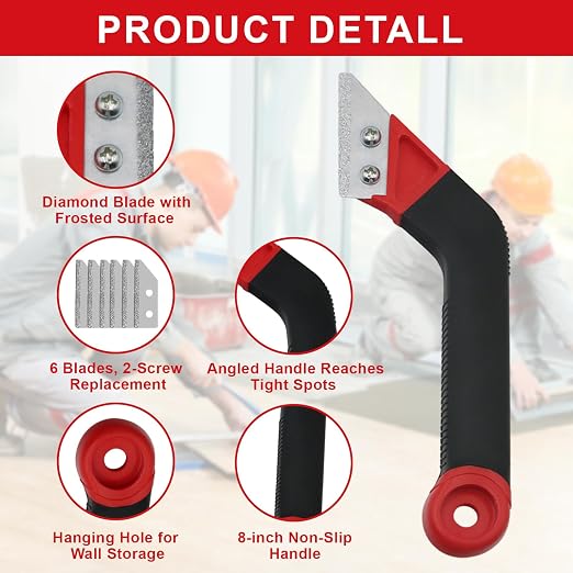 23 Pack Grout Removal Tool Kit, 2 Tile Grout Saws - Image 3