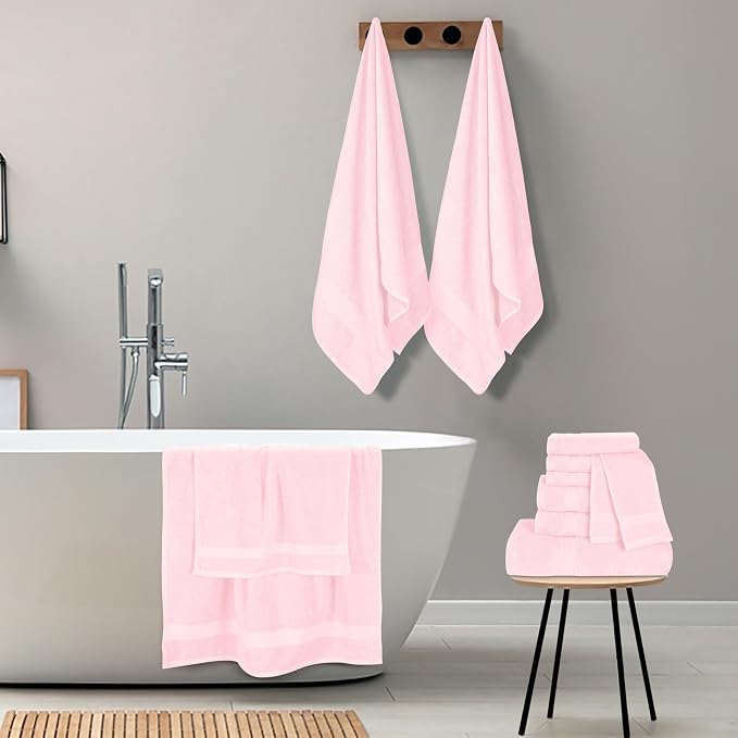 GLAMBURG Ultra Soft 24-Piece Towel Set - Image 5
