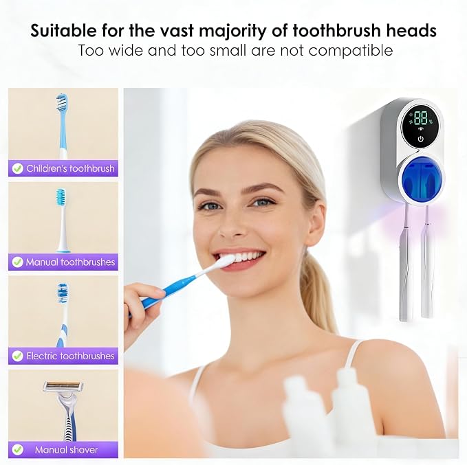 KLUEHOME UV Toothbrush Sanitizer & Holder - Image 5