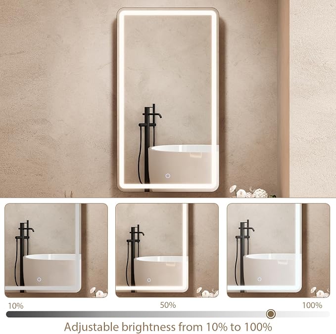 20x36 Inch LED Lighted Medicine Cabinet - Image 6