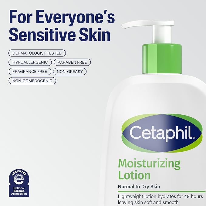 Cetaphil Face & Body Moisturizer, Hydrating Moisturizing Lotion - Image 6