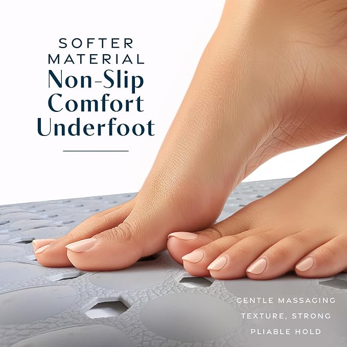 SlipX Solutions Power Grip Bathtub Safety Mat | Precision Grip Technology - Image 4