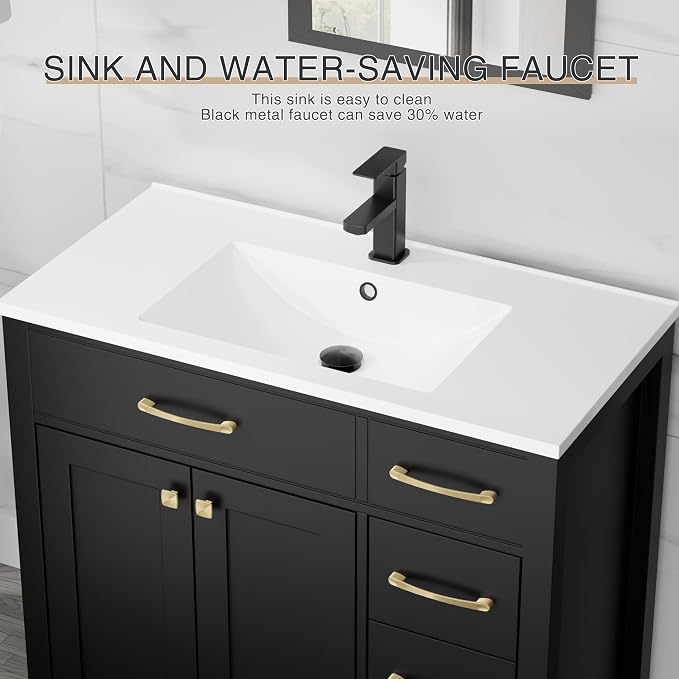 LUCKWIND 36" Bathroom Vanity - Image 4