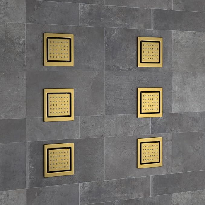 Brushed Gold Digital Display Shower System - Image 4