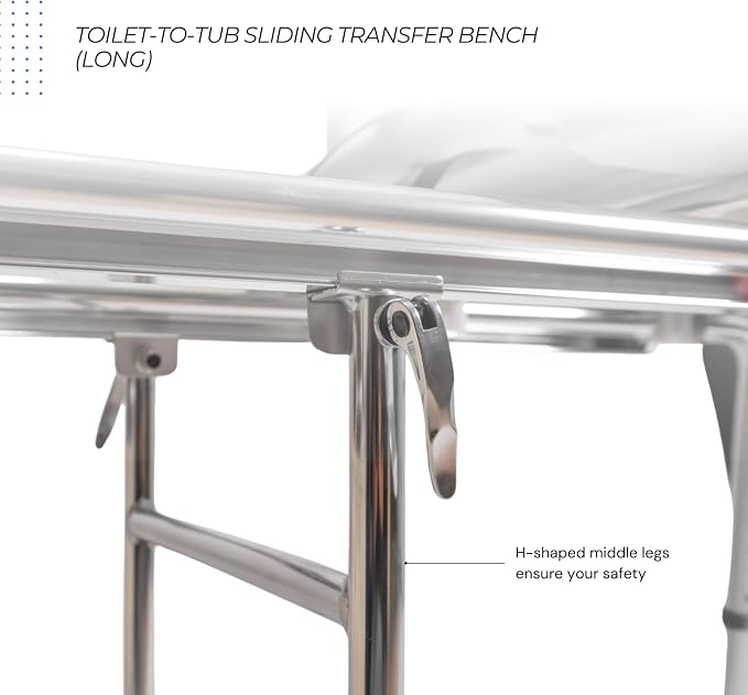 Eagle Health Supplies Toilet-to-Tub Transfer Bench - Image 6