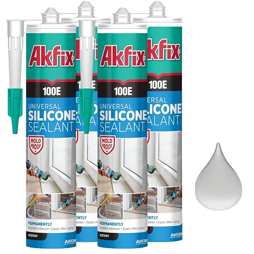 Akfix 100E RTV Translucent Silicone Caulk by Akfix