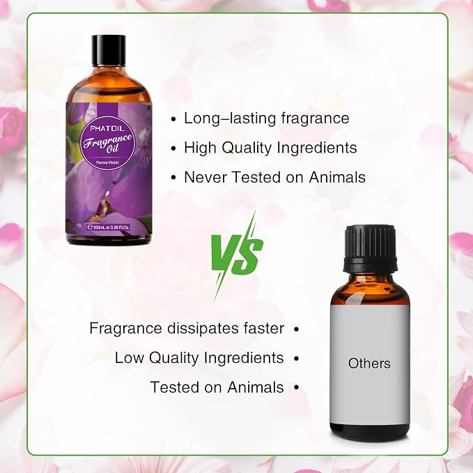 PHATOIL 3.38FL.OZ Parma Violet Fragrance Oils - Image 4