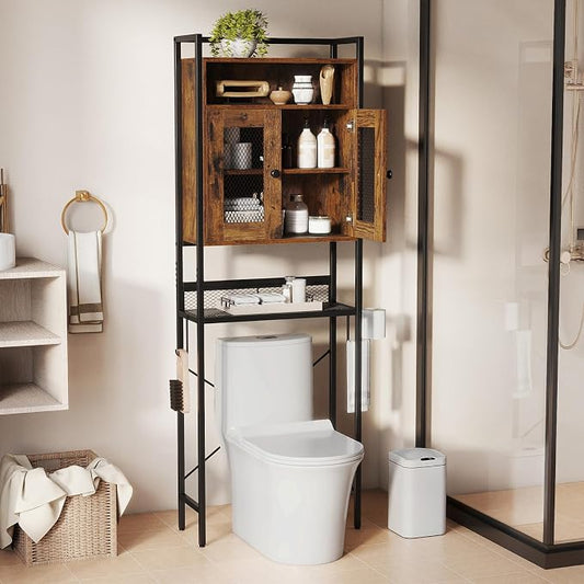 Tangkula Over The Toilet Storage Cabinet, 5-Tier Space Saver Above Toilet by TANGKULA