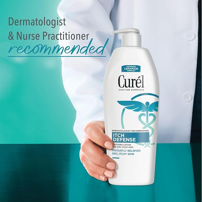 Curel Itch Defense Lotion for Sensitive and Dry Skin, Hand and Body Lotion that - Image 5