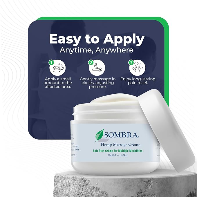 Sombra Hemp Massage Crème – Soothes Sore Muscles - Image 5