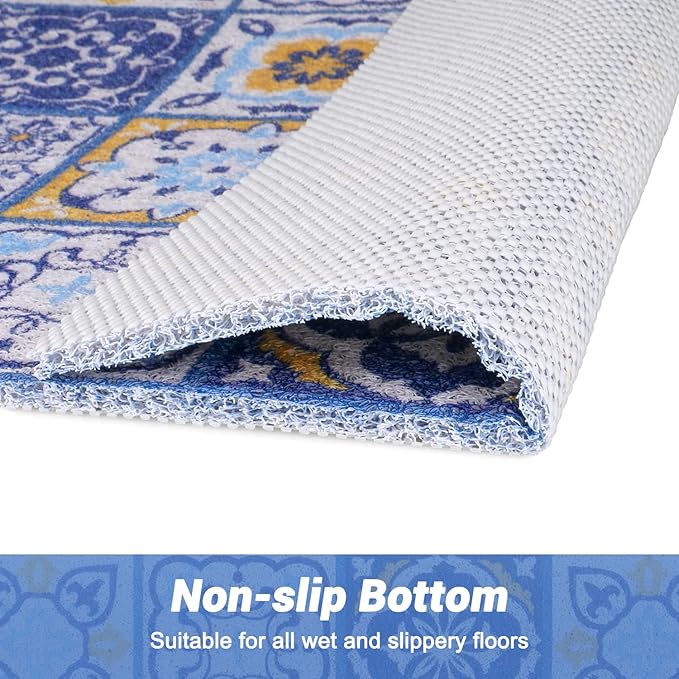 Shower Mat Non-Slip, 24x 24 Inch Square, Soft Comfort Bath Mats - Image 2