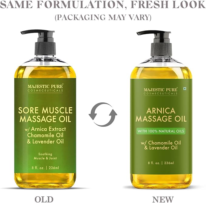 MAJESTIC PURE Arnica Massage Oil - Image 2