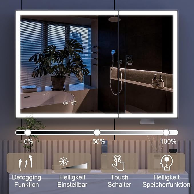 Lighted Bathroom Medicine Cabinet - Image 5