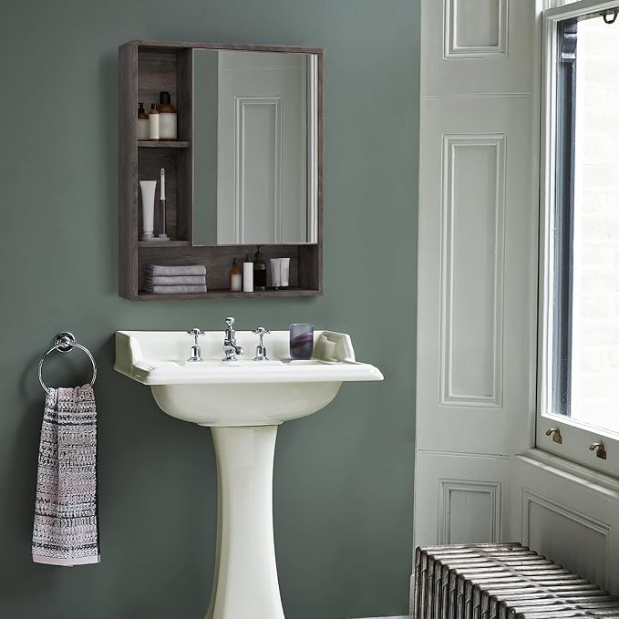 ChooChoo Bathroom Wall Mirror Cabinet, Medicine Cabinet - Image 4