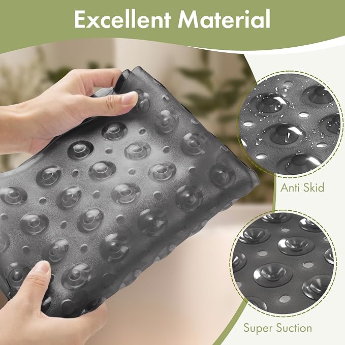 AmazerBath Shower Mat Non Slip 40 x 16 Inches, Shower Stall Mats - Image 6