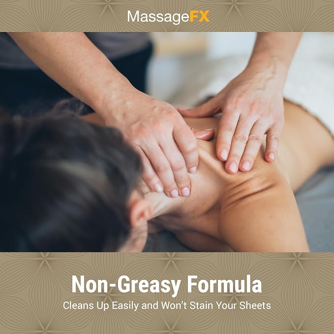 Massage FX Unscented Massage Lotion, 8 oz Pump Bottle - Image 8