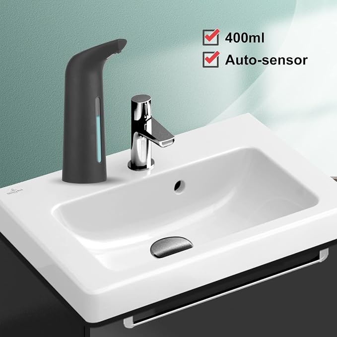 Automatic Soap Dispenser Touchless, TUMAN Pro Battery Operated Electric - Image 5