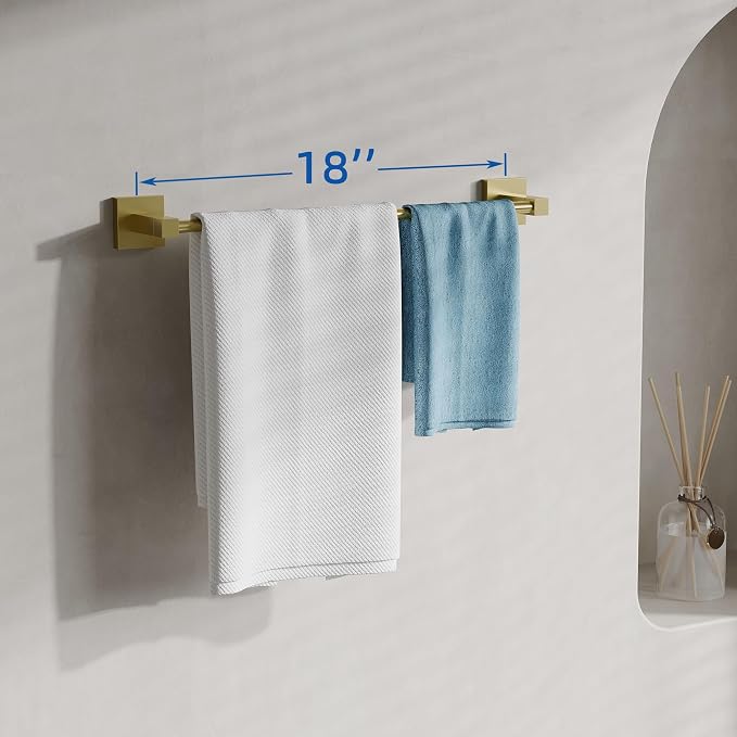 RUACQ Towel Bar 18 inch, Towel Racks - Image 2